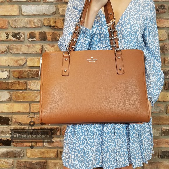 Kate Spade Cobble Hill Andee Shoulder Warm Ginger - Picture 2 of 15